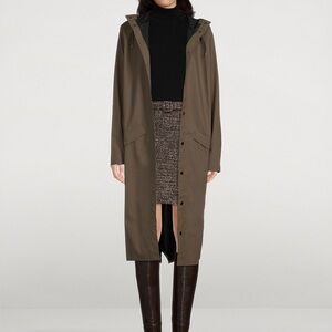 NWT RAINS Longer Jacket in Wood Size Medium M Unisex